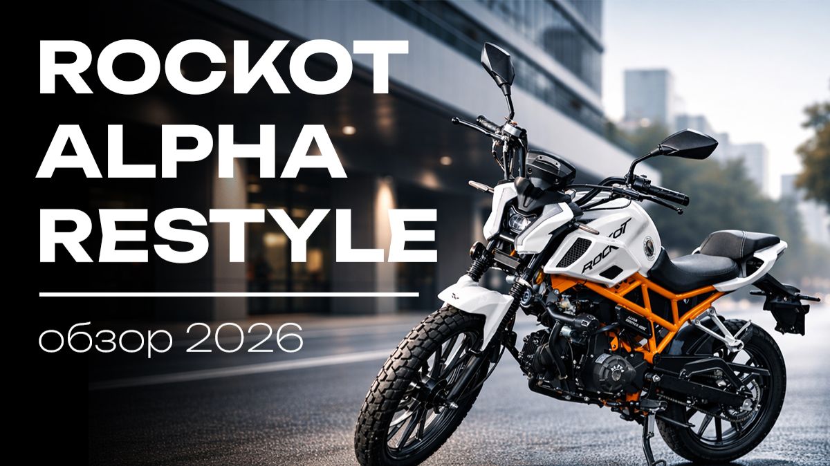 Rockot Alpha Restyle | Мопед или уже мотоцикл? | ОБЗОР