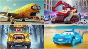 МАШИНКИ ТАЧКИ МОЛНИЯ МАКВИН ЭКСКАВАТОР И МОНСТР АВТОБУС ГЕРОИ МУЛЬТИКОВ 🏎️🏗️🚌