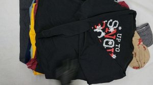 42436 Футболки мужские длинный рукав, 4пак, DB0, секонд (cream/extra) оптом