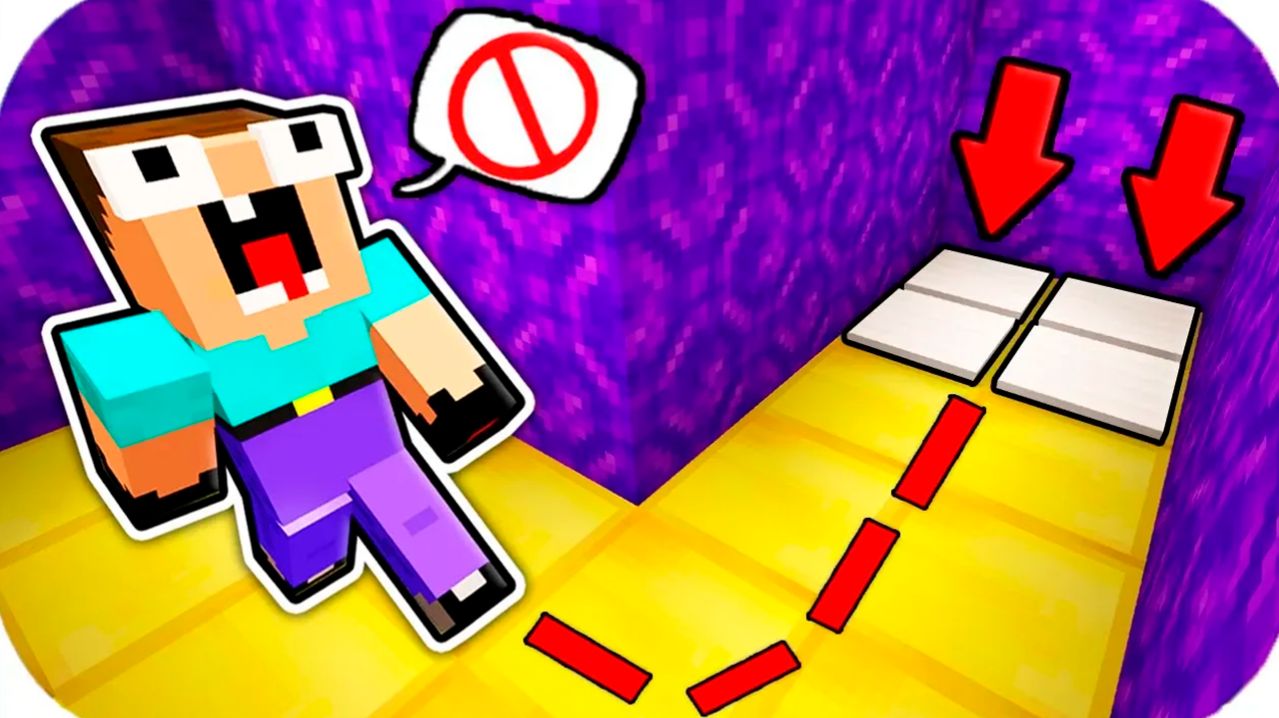 НУБ ЗАТРОЛЛЕН НЕВИДИМЫМ ПРО Майнкрафт, но Портальный Лабиринт Ловушка