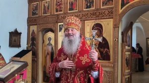 Проповедь митрополита Иоанна в Светлый вторник в Мироносицком женском монастыре с. Ежово