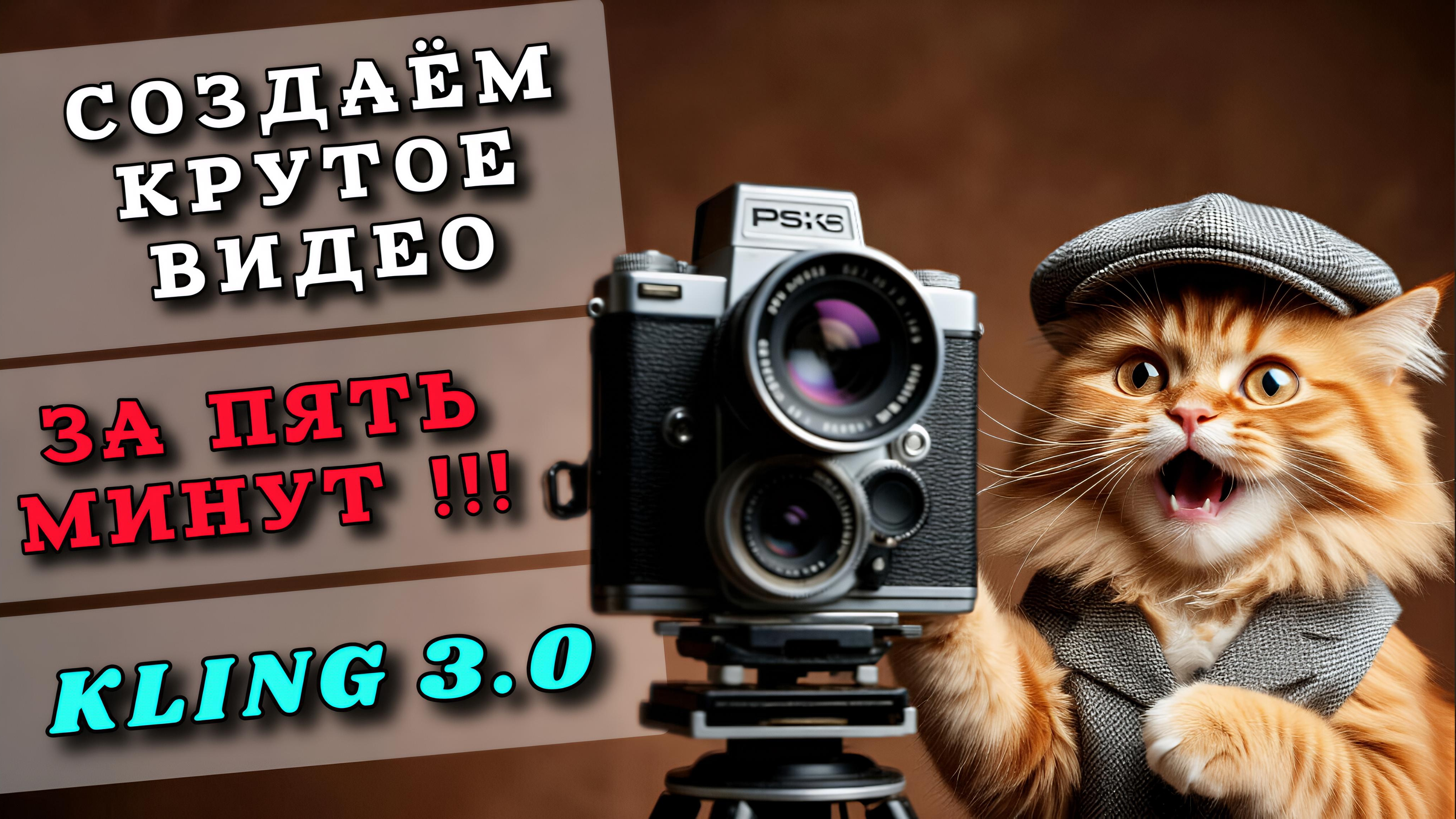 Разберём как создать видео в нейросети KLING. Тестируем возможности.