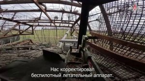 Боевая работа экипажа танка Т-80БВМ