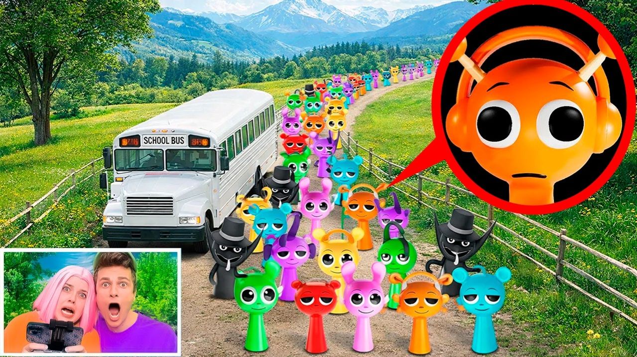 НЕ САДИСЬ В ЭТОТ АВТОБУС… ТАМ ЗЛЫЕ SPRUNKI!