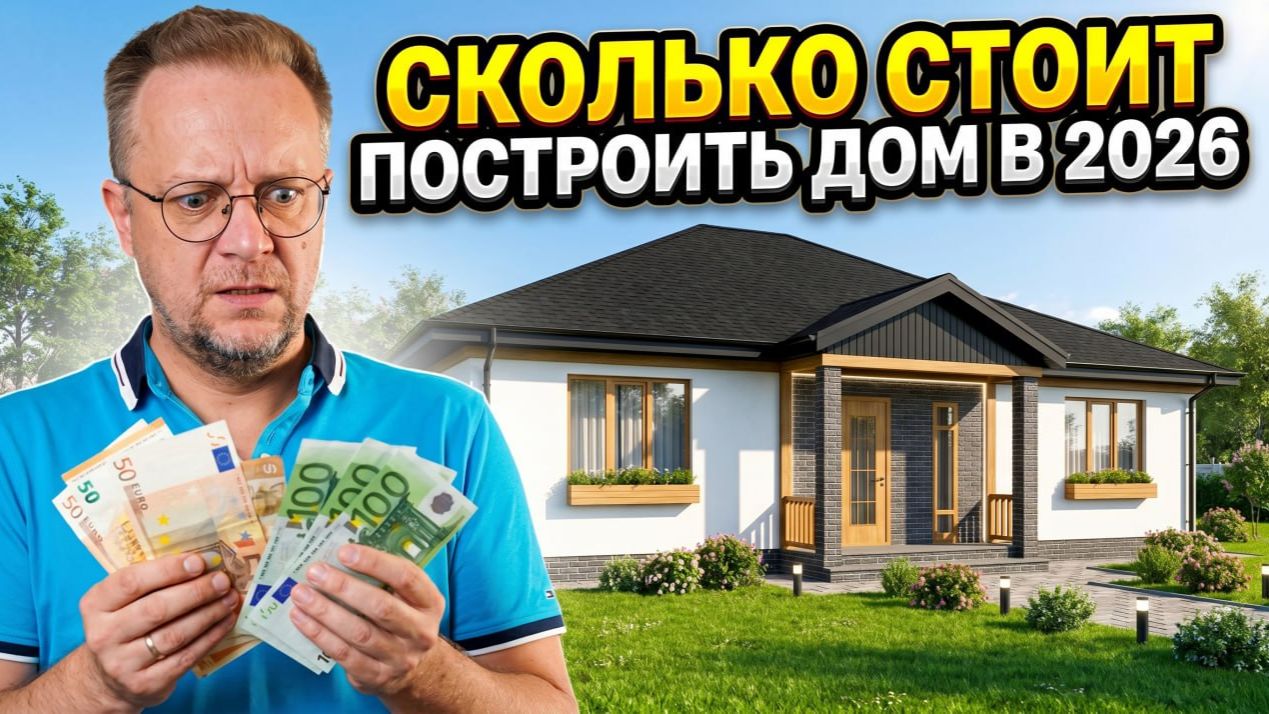Цена постройки дома в 2026 году.