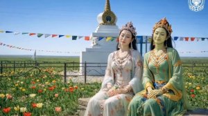 "Материнская" Ступа в п. Овата в Целинном районе Калмыкии