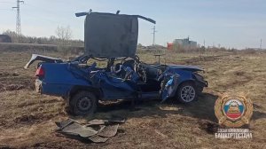 Появилось видео с места ДТП с четырьмя погибшими в Башкирии