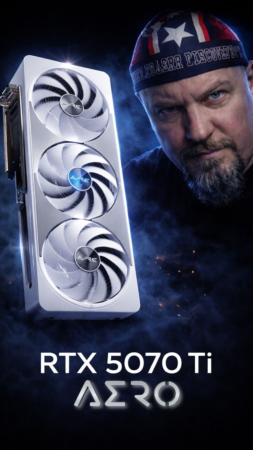 Gigabyte RTX 5070 Ti AERO OC — Белая Мощь! Распаковка, Обзор и Сборка ПК