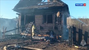 Из-за детской шалости с огнём лишилась дома семья в Омутнинске