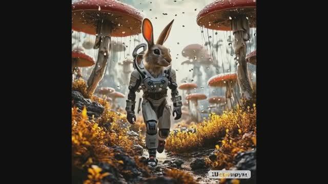 Мультфильм-клип: Зайцы на грибной планете.