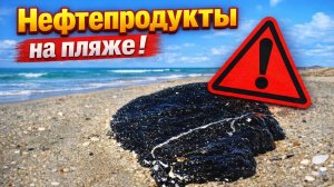 ПЯТНА НЕФТЕПРОДУКТОВ на Берегу Альбатроса 1 часть // Анапа, 15 апреля 2026 года