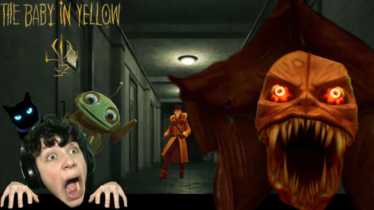 Познакомился с роботом Ньют! Следую за кошкой! Что за доктор? Прохождение The Baby In Yellow #2!