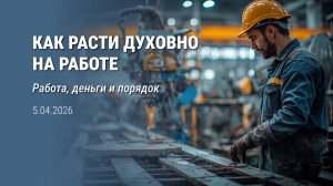 Как расти духовно на работе? - Работа, деньги и порядок. Проповедник: Александр Тимофеев