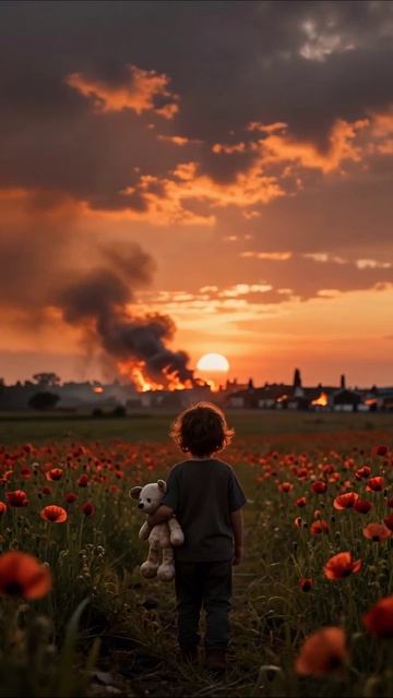 Куда уходит детство в горькой тьме? #безнадёга #дети #война