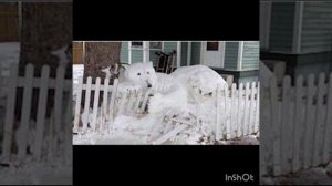 идеи для постройки снеговиков ⛄