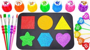 Удовлетворяющее видео: как сделать радужные леденцы и превратить 6 цветов слайма в волшебный водяной