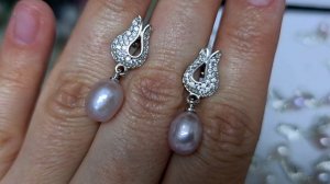 Жемчуг серьги, кольца