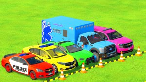ТРАНСПОРТНАЯ ПОЛИЦИЯ CHEVROLET DACIA FORD И TACHOES  НОВЫМИ ГРУЗОВИКАМИ MAN В FARMING SIMULATOR 2022