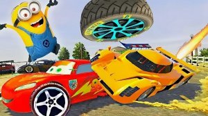 МУЛЬТИКИ ПРО МАШИНКИ 🚗 МОЛНИЯ МАКВИН И НОВЫЙ ЧЕЛЕНДЖ ПО БЕЗДОРОЖЬЮ. ТРАССА ДЛЯ ЧЕМПИОНОВ