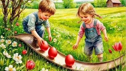 Завершение Светлой седмицы- Красная горка. Роскошная музыкальная открытка.