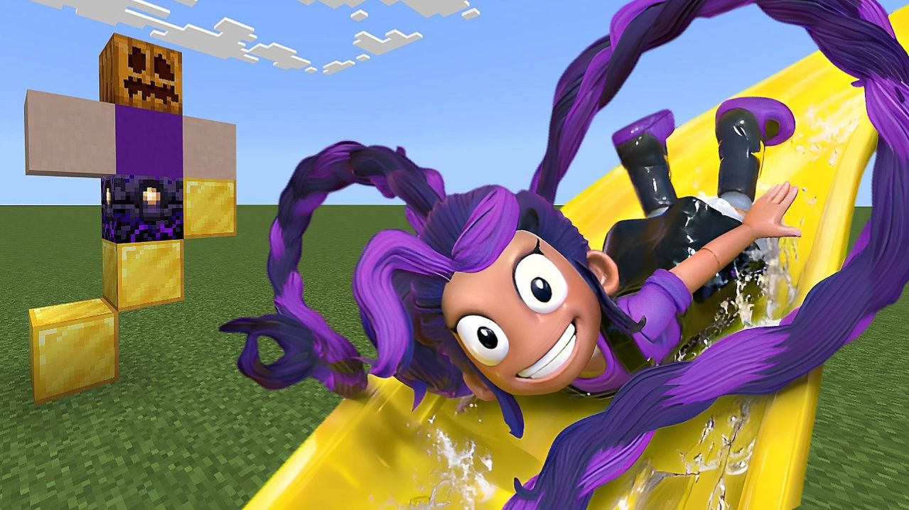 Аддон СКОЛЬЗЯЩАЯ ЛИЛИ ЛАВБРЕЙДС в Minecraft PE Bedrock