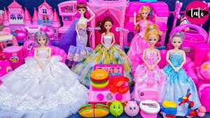 Играем в игрушки из мультика принцесса кукла Барби. Мультфильм для детей. ASMR АСМР