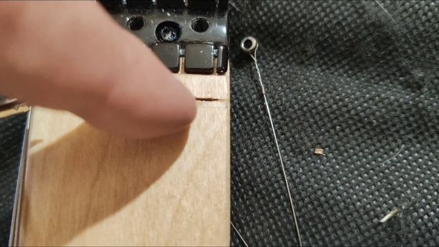 Замена нулевого лада на порожек на электрогитаре