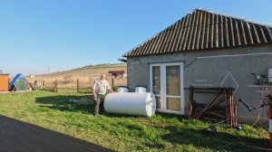 Первая рыбалка. Привезли септик.