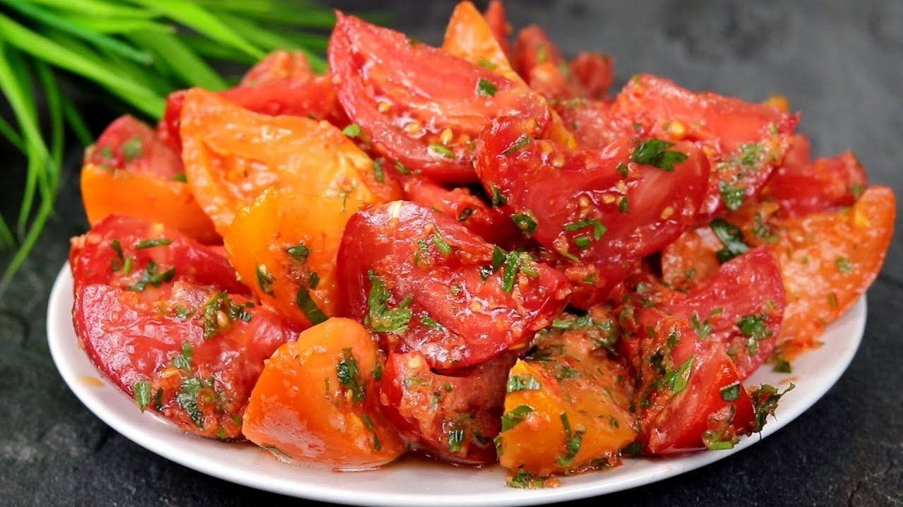 Закуска из Помидоров, которая удивит Вас и Ваших Родных! Обязательно попробуйте — не пожалеете!