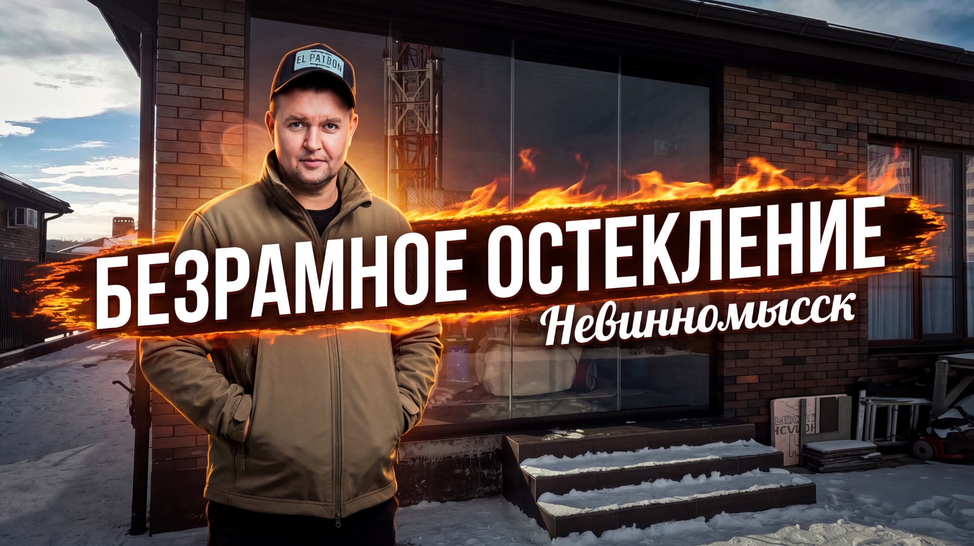 Безрамное остекление террасы в Невинномысске.