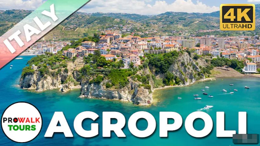 🚶 SmartTV 4К ➤ 🌺 Расслабляющая прогулка по древней Агрополи, Италия! 🌺
