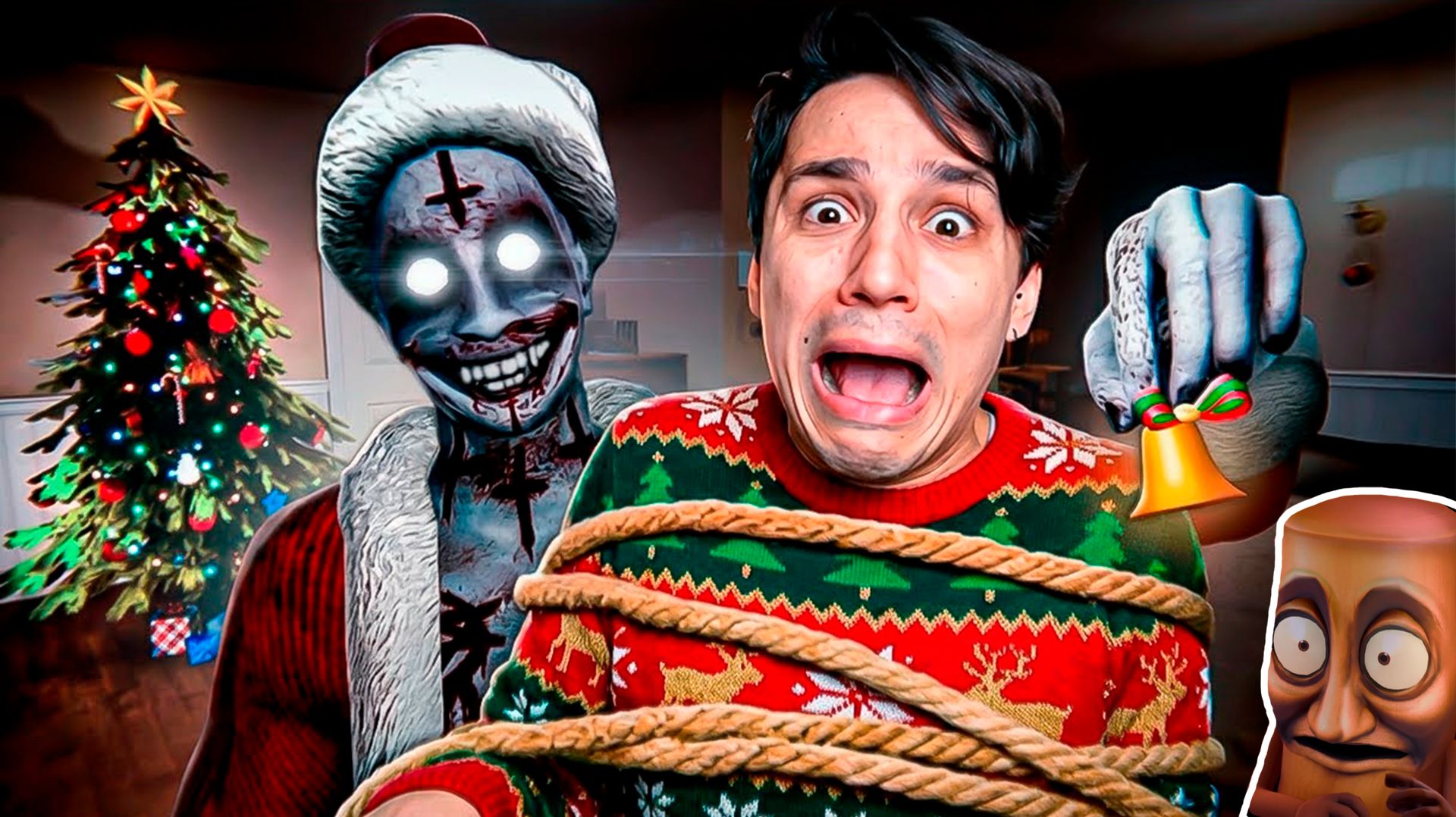 МЕНЯ ПОХИТИЛ ЗЛОЙ САНТА!😱 ИЩУ АНОМАЛИИ НА НОВЫЙ ГОД В THE FLOOR ABOVE