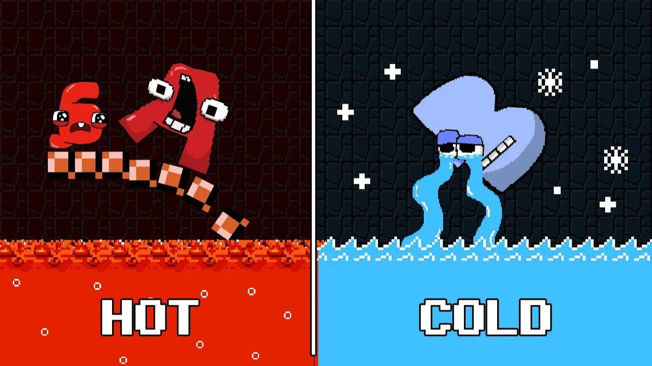 Alphabet HOT vs COLD Челлендж! Спасаемся 