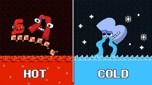 Alphabet HOT vs COLD Челлендж! Спасаемся 🔥❄️