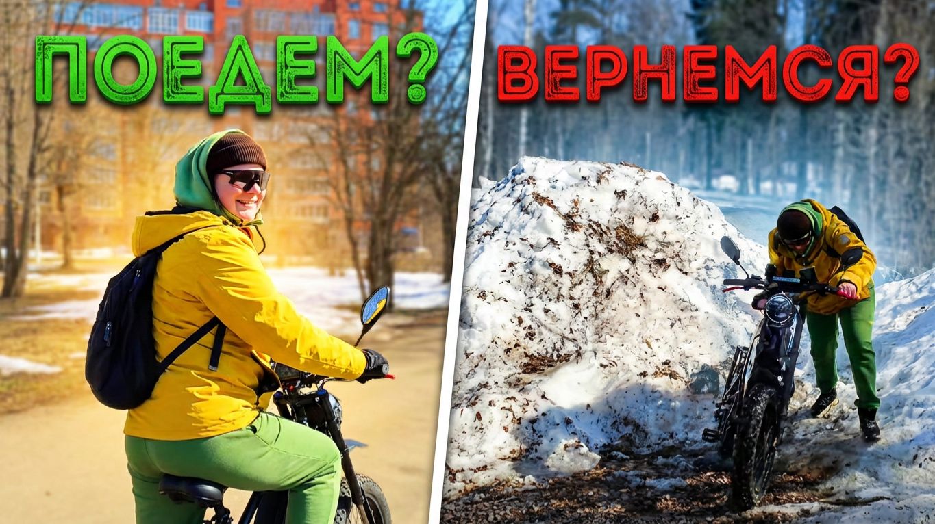 Снежная преграда перед нами - поедем или развернемся?