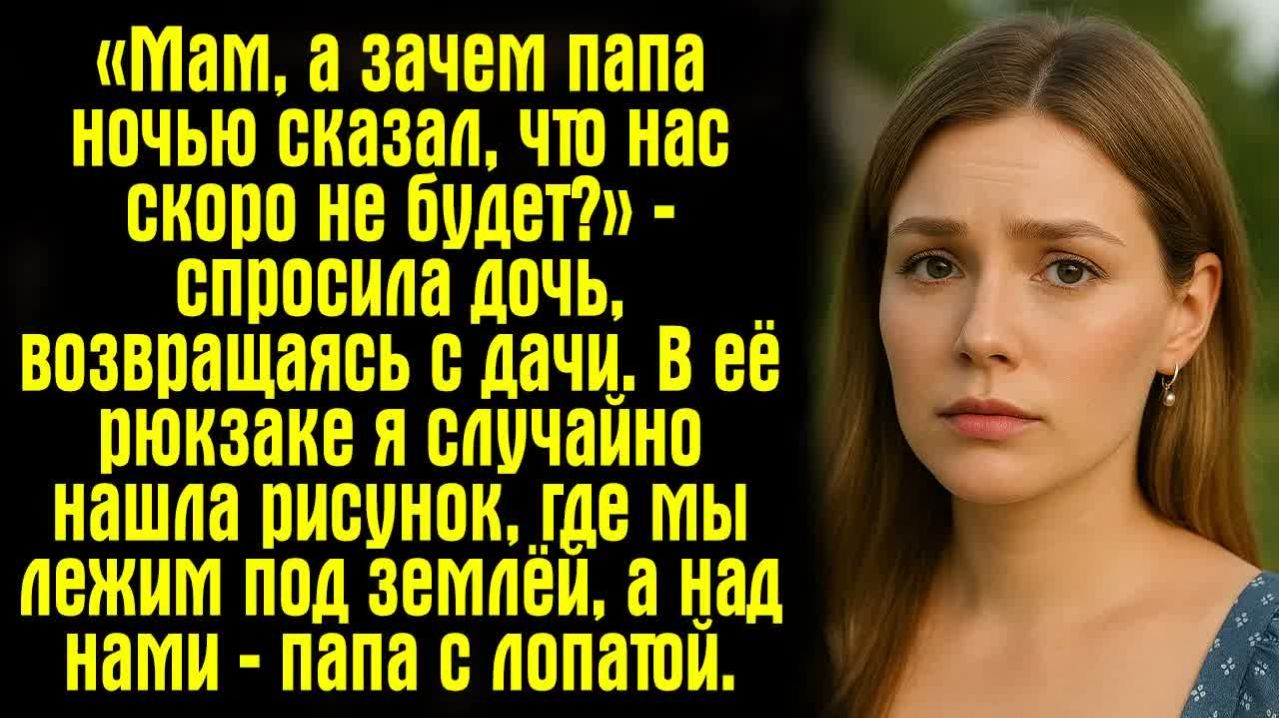Истории из жизни. Слушать истории. «Мам, а зачем папа ночью сказал, что нас скоро не будет？»