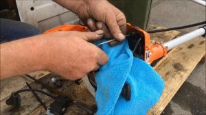 Замена зажигания мото-косы Карвер GBC-026!Бывает и так(не карбюратор)