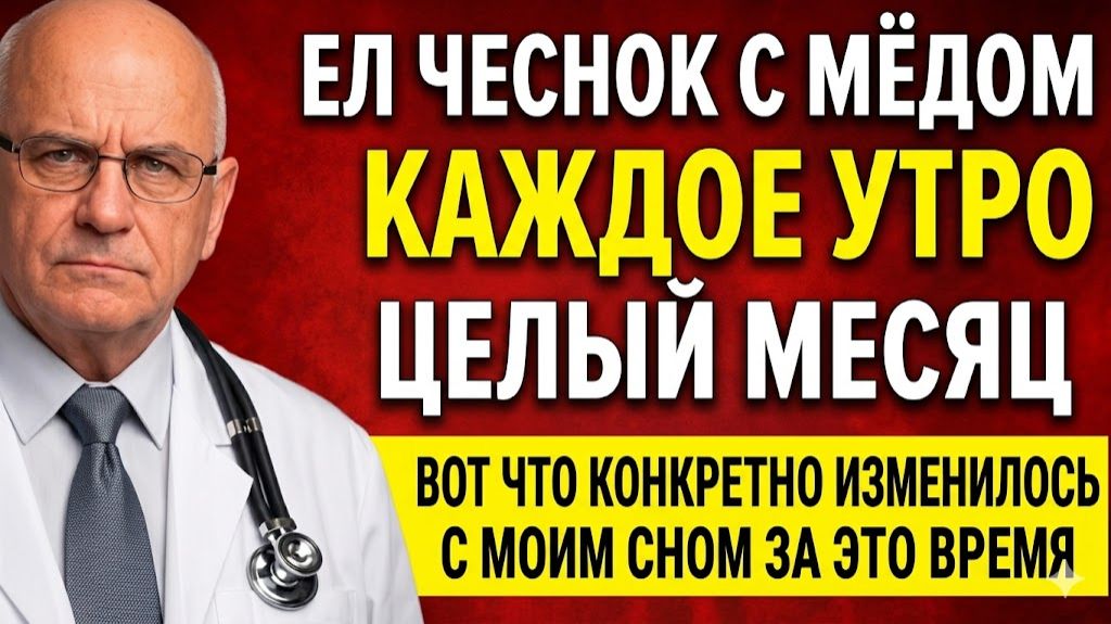 ЧЕСНОК  МЁД каждое утро: Что произошло с моим СНОМ за месяц? Неожиданные результаты!