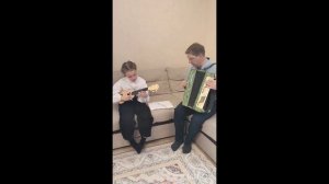 Семейный дуэт Евгений Дадаев  и София Бачурина " Музыкальный экспромт"