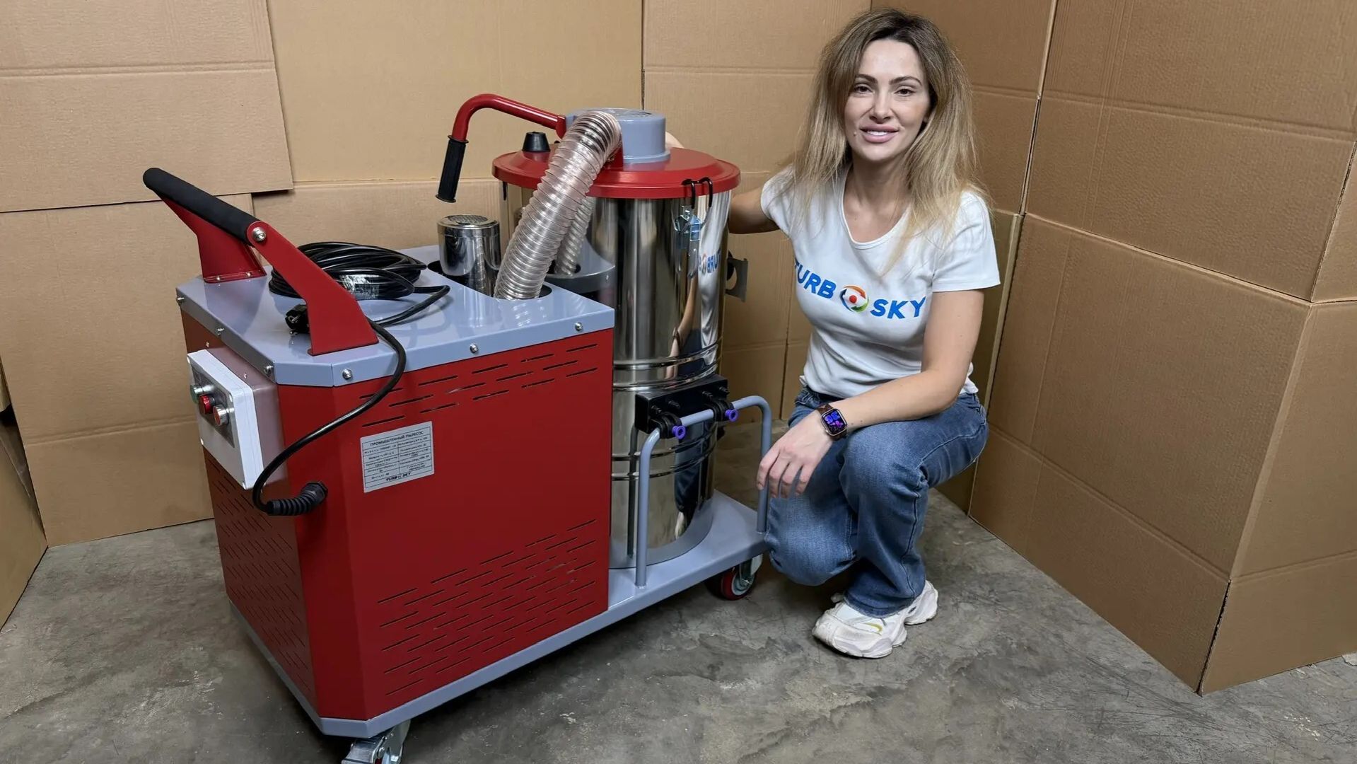 Пылесос промышленный TURBOSKY IV-10