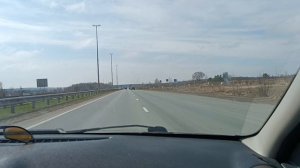 15.04.26. Едем домой. На обратном пути заехали на кладбище.