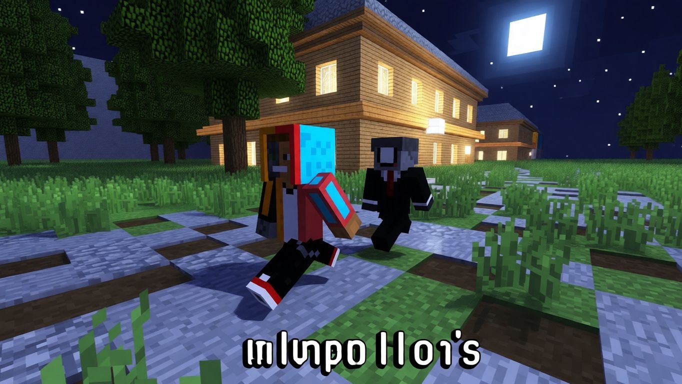 побег от камерамена.ZARTER PLAY. MINECRAFT