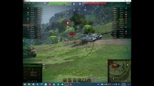 я сыграл  на   папеном  акаунте  в   мир   танкоав