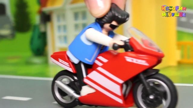 Видео для детей - Игрушечные мультики про машинки все серии подряд.