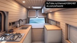 🚐 Из фургона для доставки в уютный крошечный дом: преображение за $3000