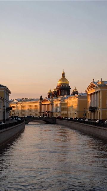 Санкт-Петербург в лучах заката #Петербург #закат #архитектура