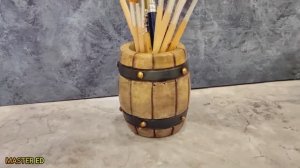 СМОТРИТЕ ВНИМАТЕЛЬНО🔊 ПРОСТЕЙШИЙ СПОСОБ СДЕЛАТЬ БОЧОНОК С ПОМОЩЬЮ ОВОЩЕЧИСТКИ И ГОРОХА