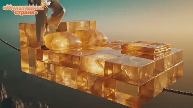 Необычные парящие кровати. ИИ - анимация.