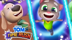 Говорящий Том бег за золотом, гонка на время, герои. Сборник. новая серия.Бегите, прыгайте и мчитесь