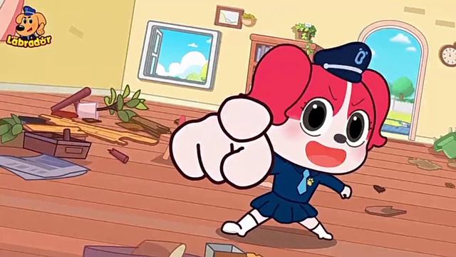 Храбрый шериф Лабрадор, берегитесь термитов — познавательный мультфильм.